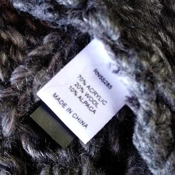 Express wool alpaca blend‎ gray open cardigan - Picture 5 of 11